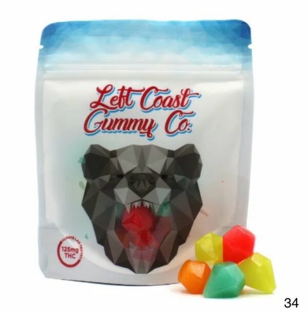 125mg THC Gummies Left Coast